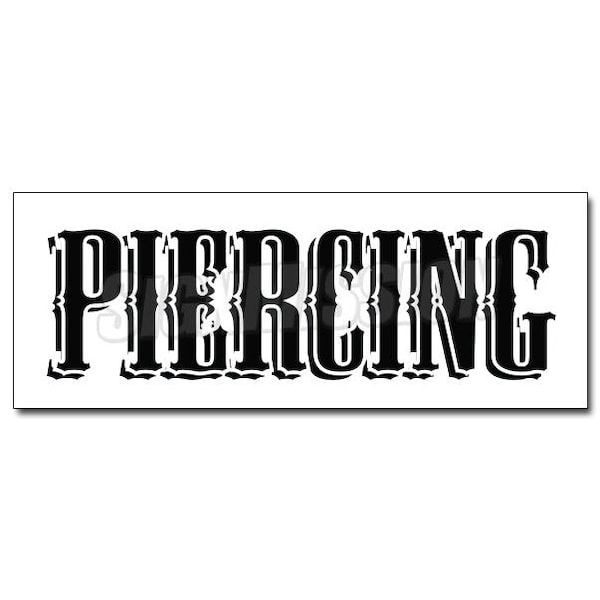 Safety Sign, 48 in Height, Vinyl, 18 in Length, Piercing